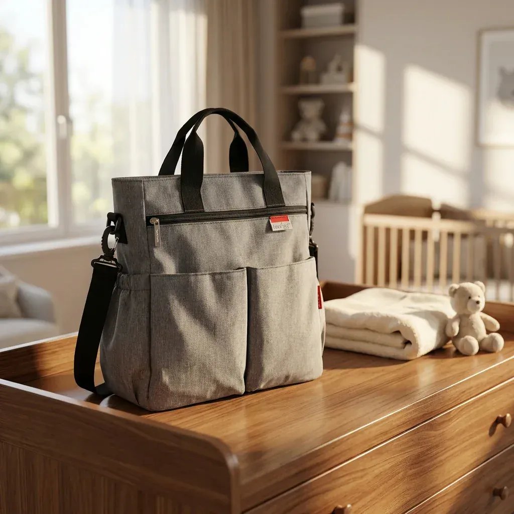 Sac à Lange à Bandoulière Sac à Langer Tote Bag Pratique et Élégant pour Parents Modernes