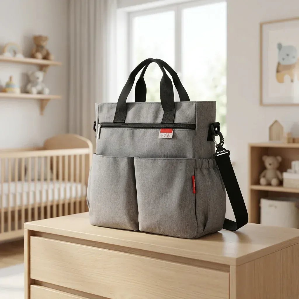 Sac à Lange à Bandoulière Sac à Langer Tote Bag Pratique et Élégant pour Parents Modernes