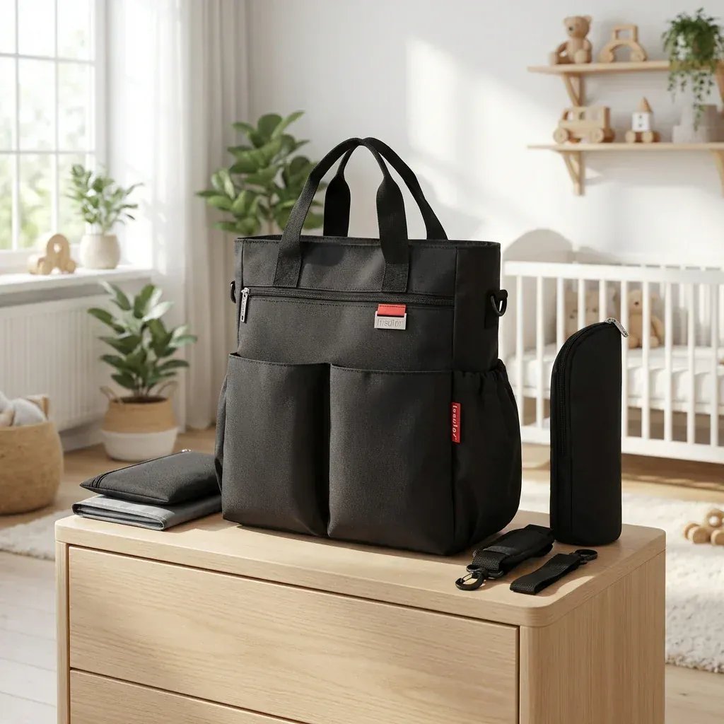 Sac à Lange à Bandoulière Sac à Langer Tote Bag Pratique et Élégant pour Parents Modernes