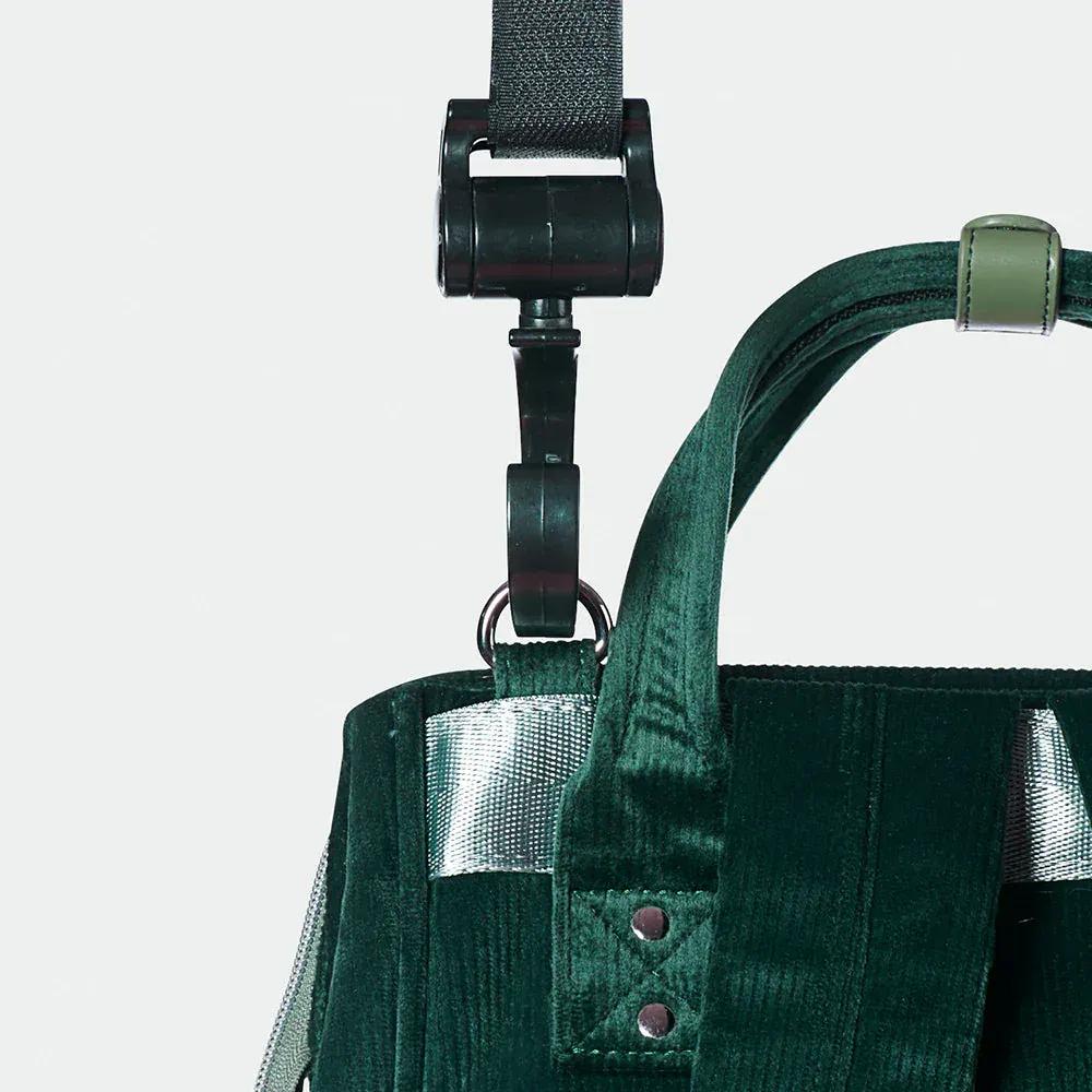 Sac à Dos à Langer Sac à Langer Velours Grande Capacité avec Porte-Biberons Isothermes