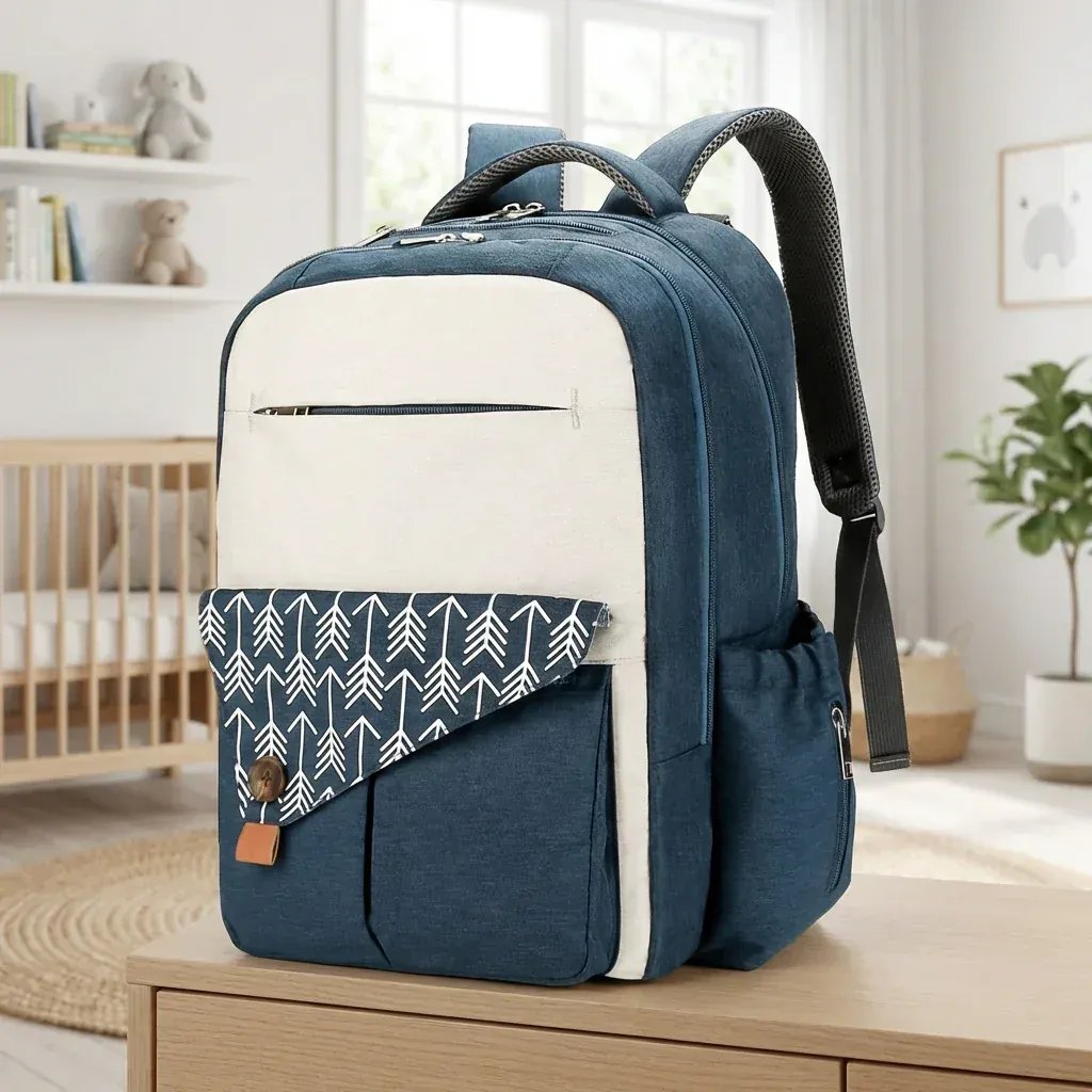 Sac à Dos à Langer Sac à Langer Voyage – Sac Bébé Grande Capacité pour Voyager en Toute Sérénité