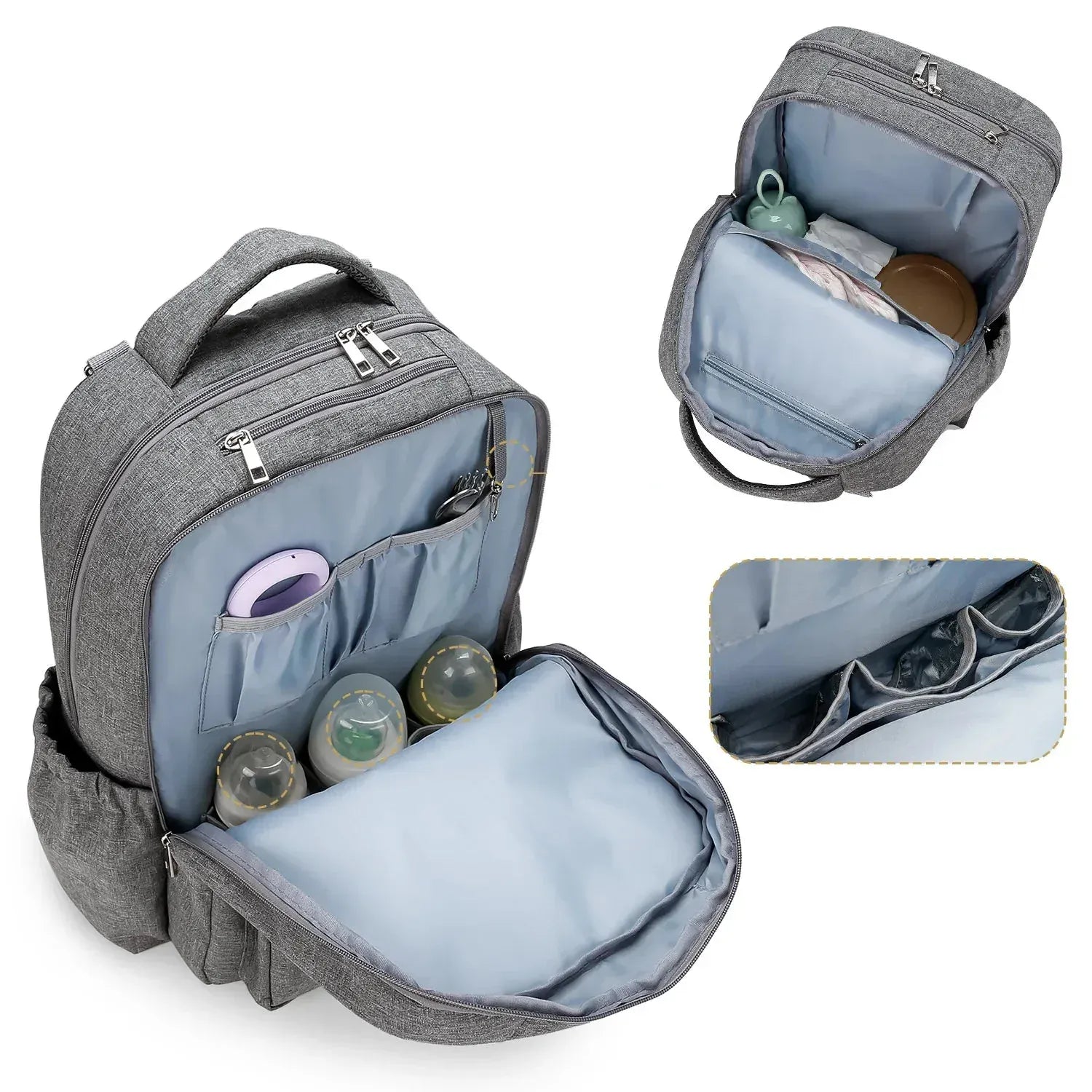 Sac à Dos à Langer Sac à Langer Voyage – Sac Bébé Grande Capacité pour Voyager en Toute Sérénité