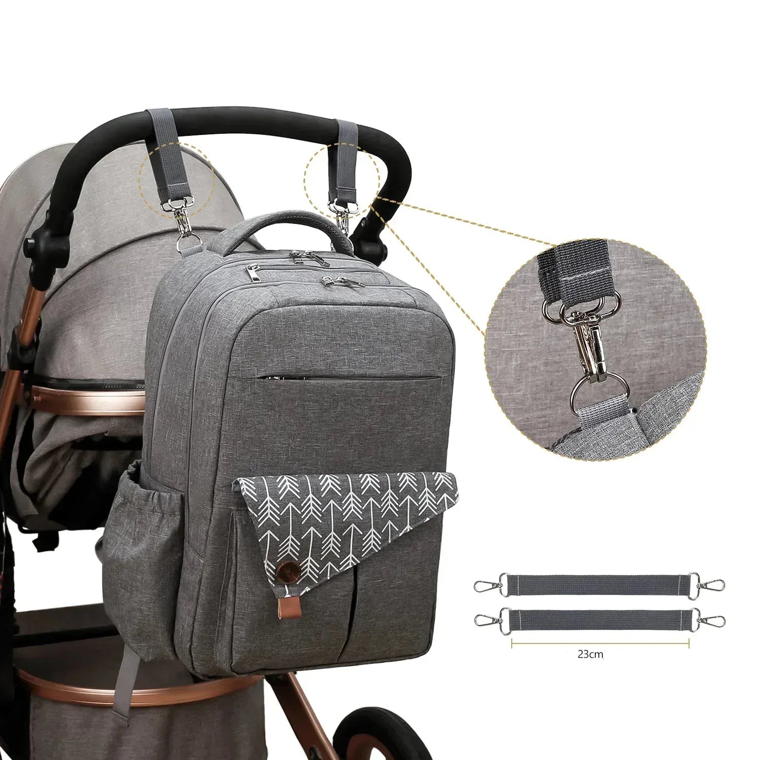 Sac à Dos à Langer Sac à Langer Voyage – Sac Bébé Grande Capacité pour Voyager en Toute Sérénité